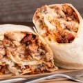 Chicken Burrito and Beef Enchiladas